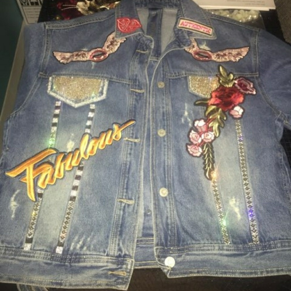 Custom made "celebrity" denim jacket