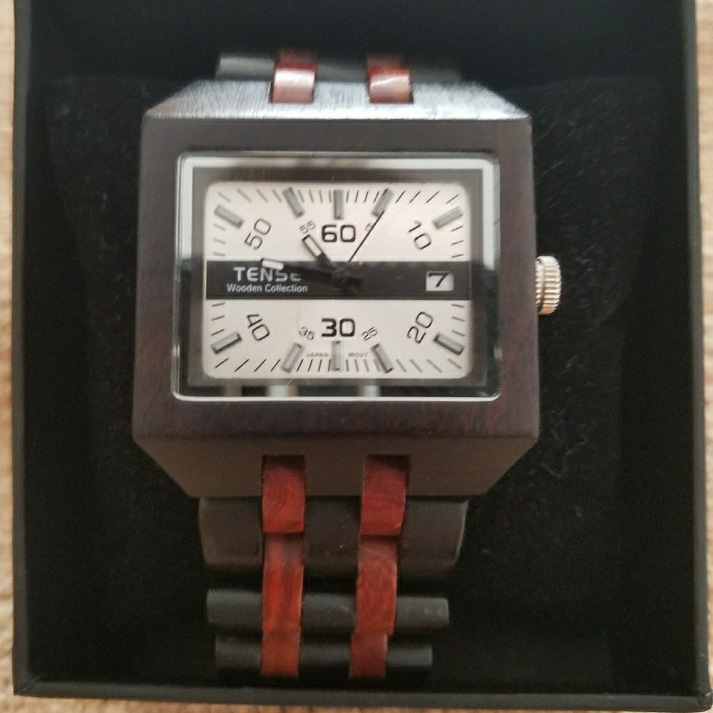Tense Wooden Watch, Comox Model