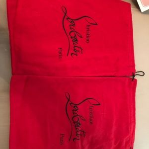 Set of 2 Christian Louboutin Dust Bags