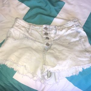 High waisted shorts