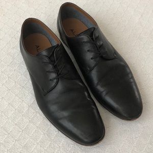 Aldo Black Leather Dress Shoes