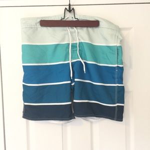GAP Blue Striped Board-shorts