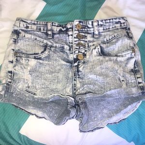 High waisted shorts