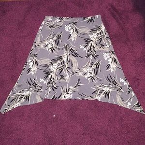Gray designed skirt