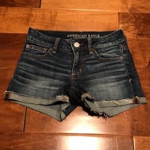 American Eagle Super Stetch Denim Shorts