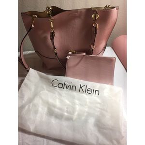 Calvin Klein Dusty Pink Tote Bag
