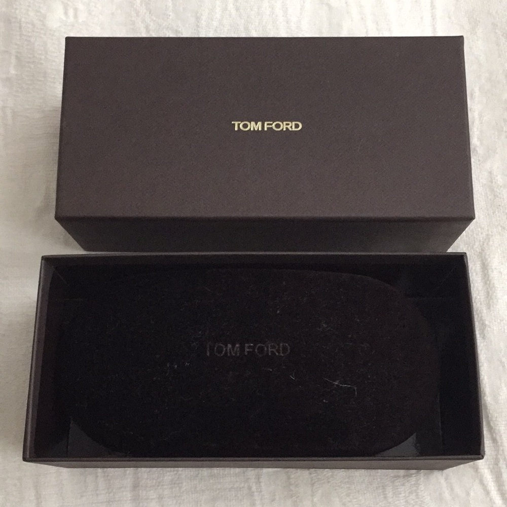 Tom Ford sunglasses case and box