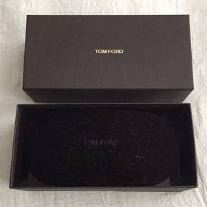 Tom Ford sunglasses case and box