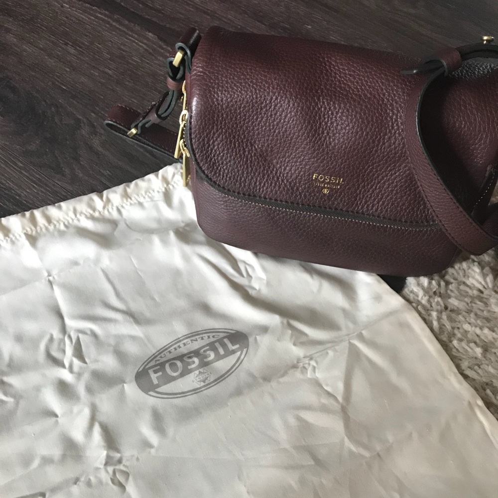 Fossil Preston Flap Small Espresso Brown