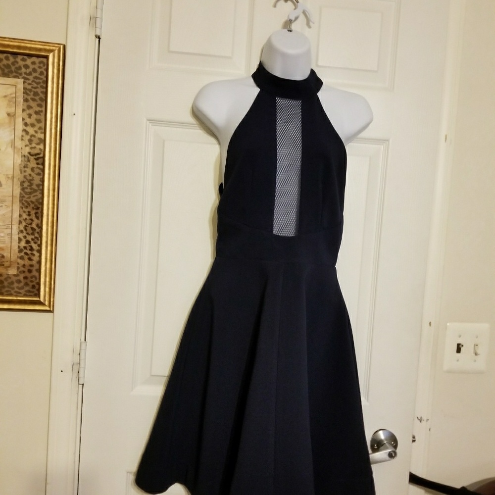 Mesh keyhole dress New NWOT