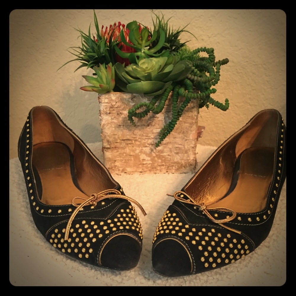 Miu miu studied statement flats