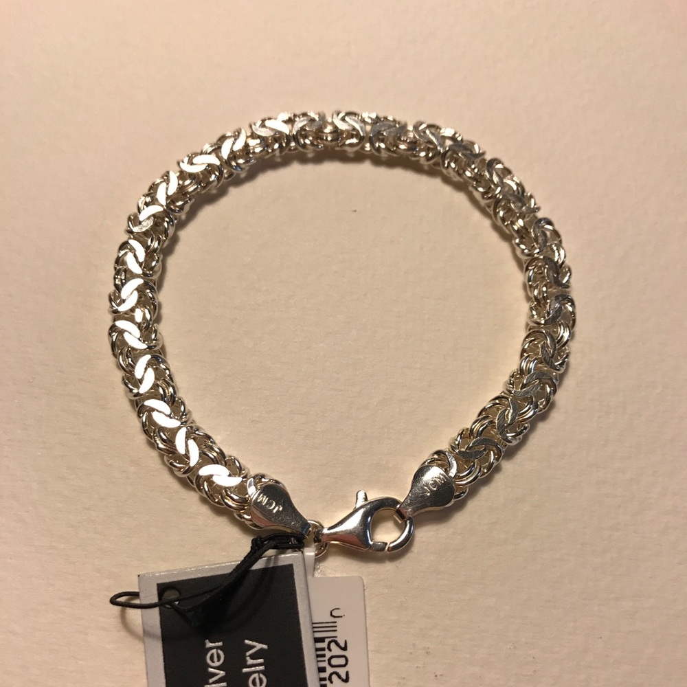 ⬇️ Sterling Silver Byzantine chain mail