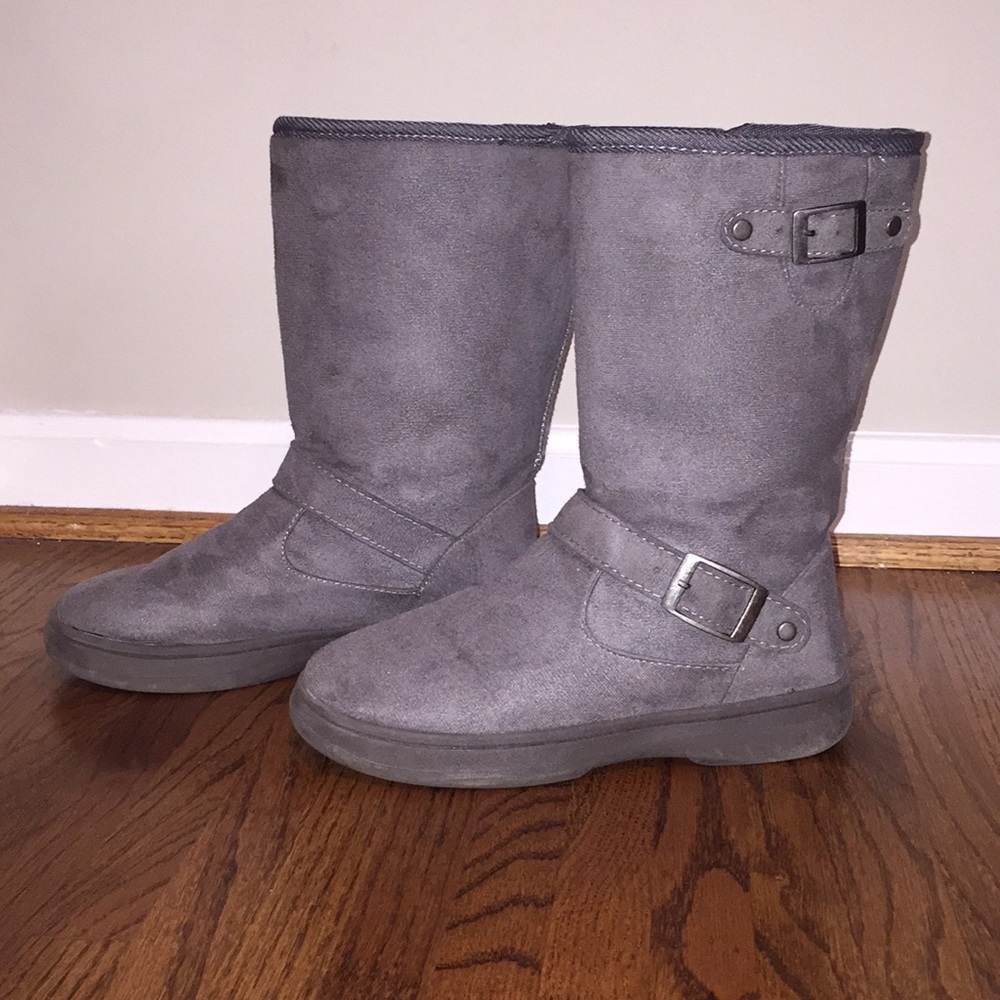 Gray Boots