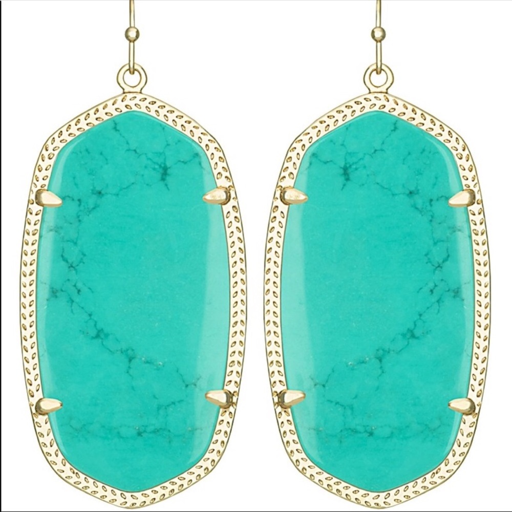 Kendra Scott “Dani” Earrings in Teal