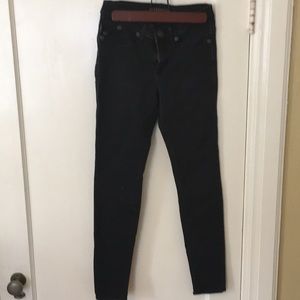 Women's Rock and Republic Washed Black Jeggings