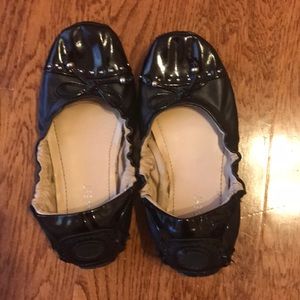 Nine West Black ballet flats. Girls Size 13M