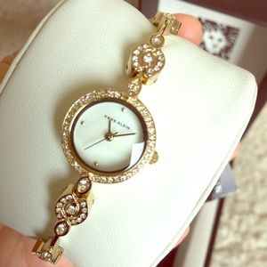 New in Box Anne Klein watch w/ Swarovski crystal
