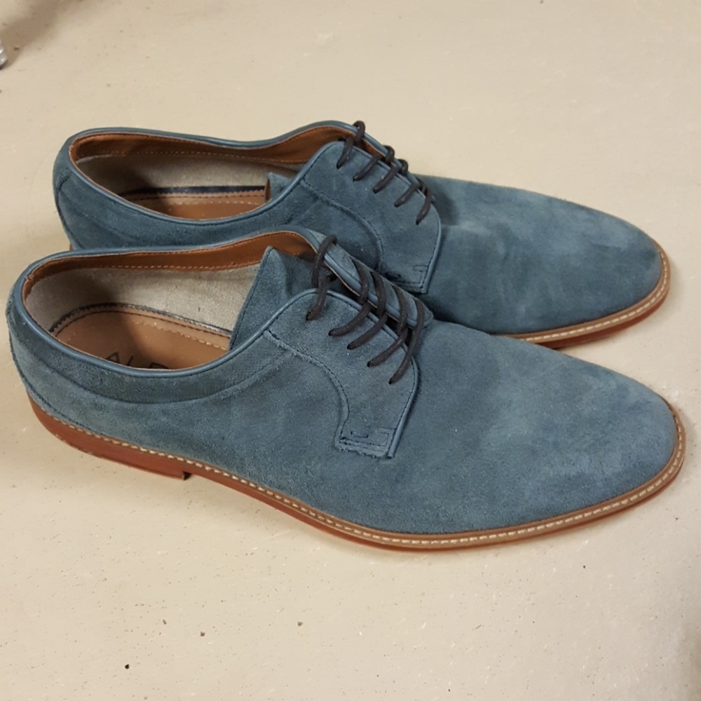 Aldo blue suede shoes