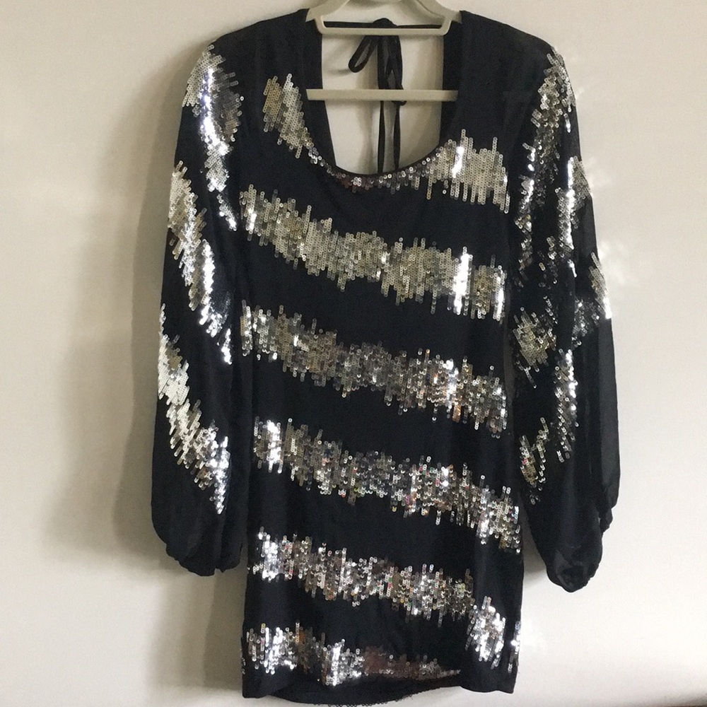 Sequined Mini Dress