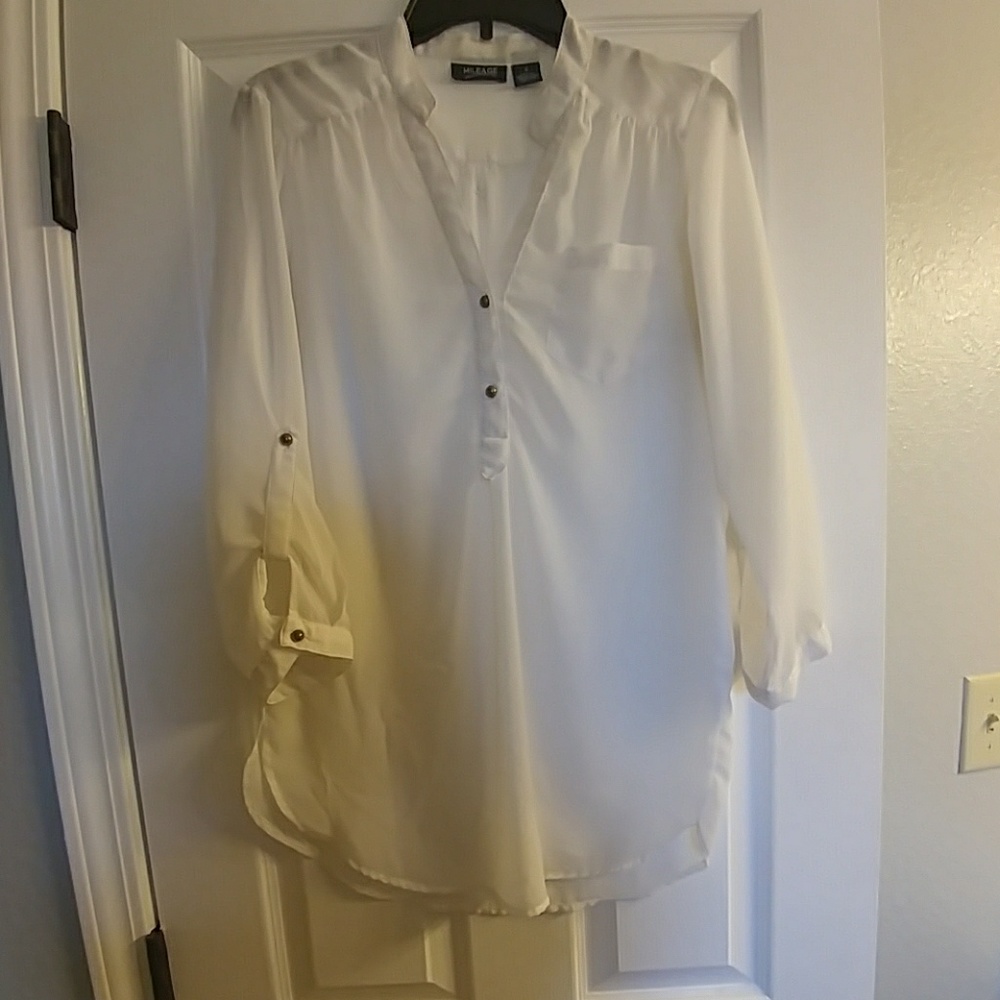 Ivory portifino blouse