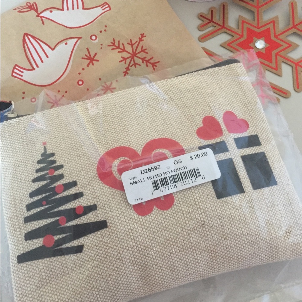 New in package Brighton Small Ho Ho Ho Pouch 🎄