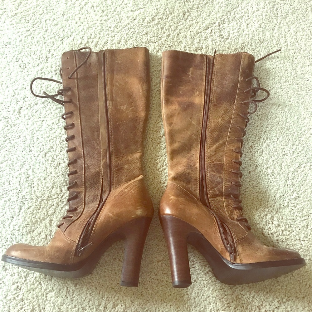 Steve Madden Distressed Boot- Never Worn!