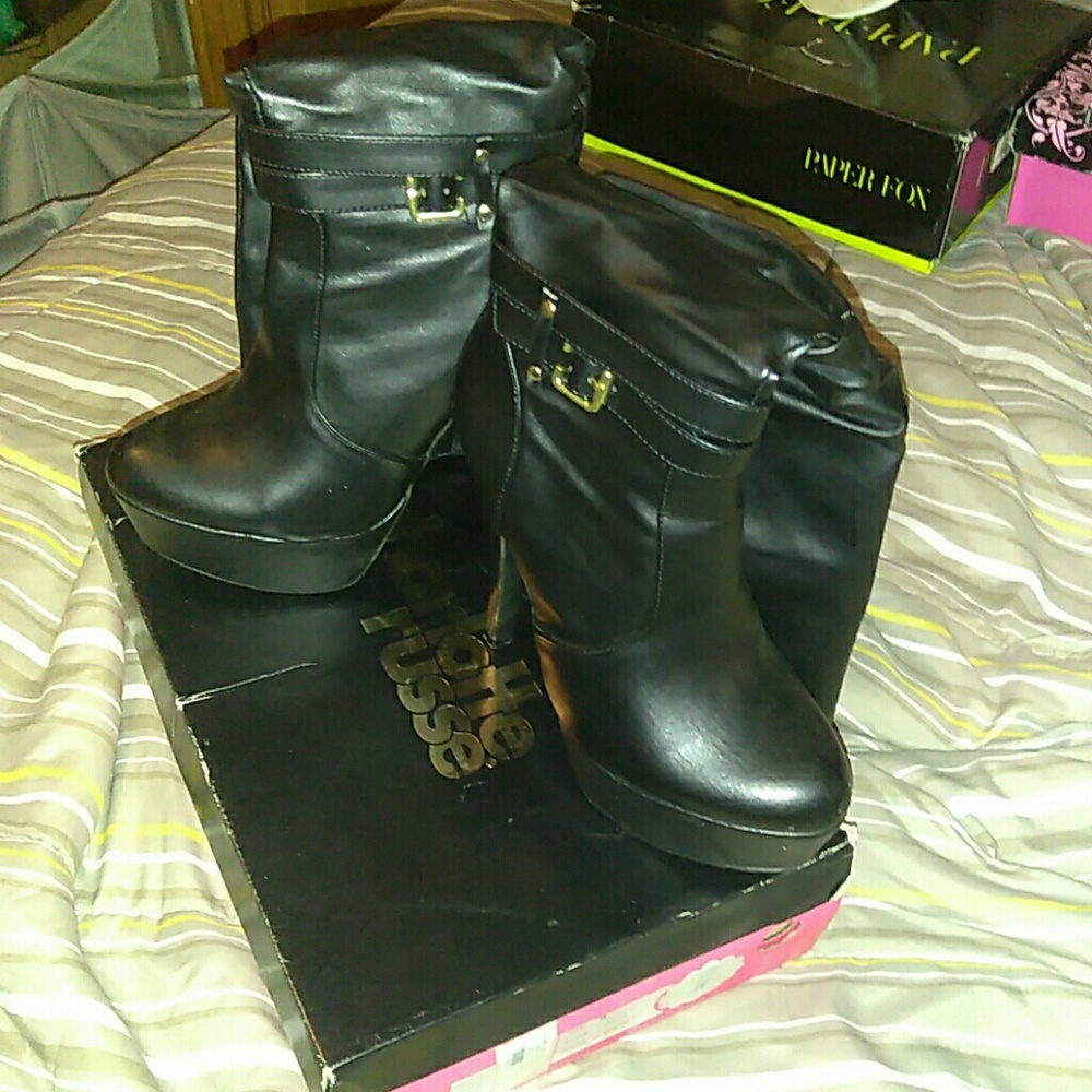 Mid Calf Charlotte Russe Boots Size 8