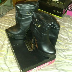 Mid Calf Charlotte Russe Boots Size 8