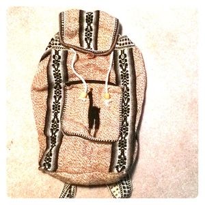 Alpaca wool backpack