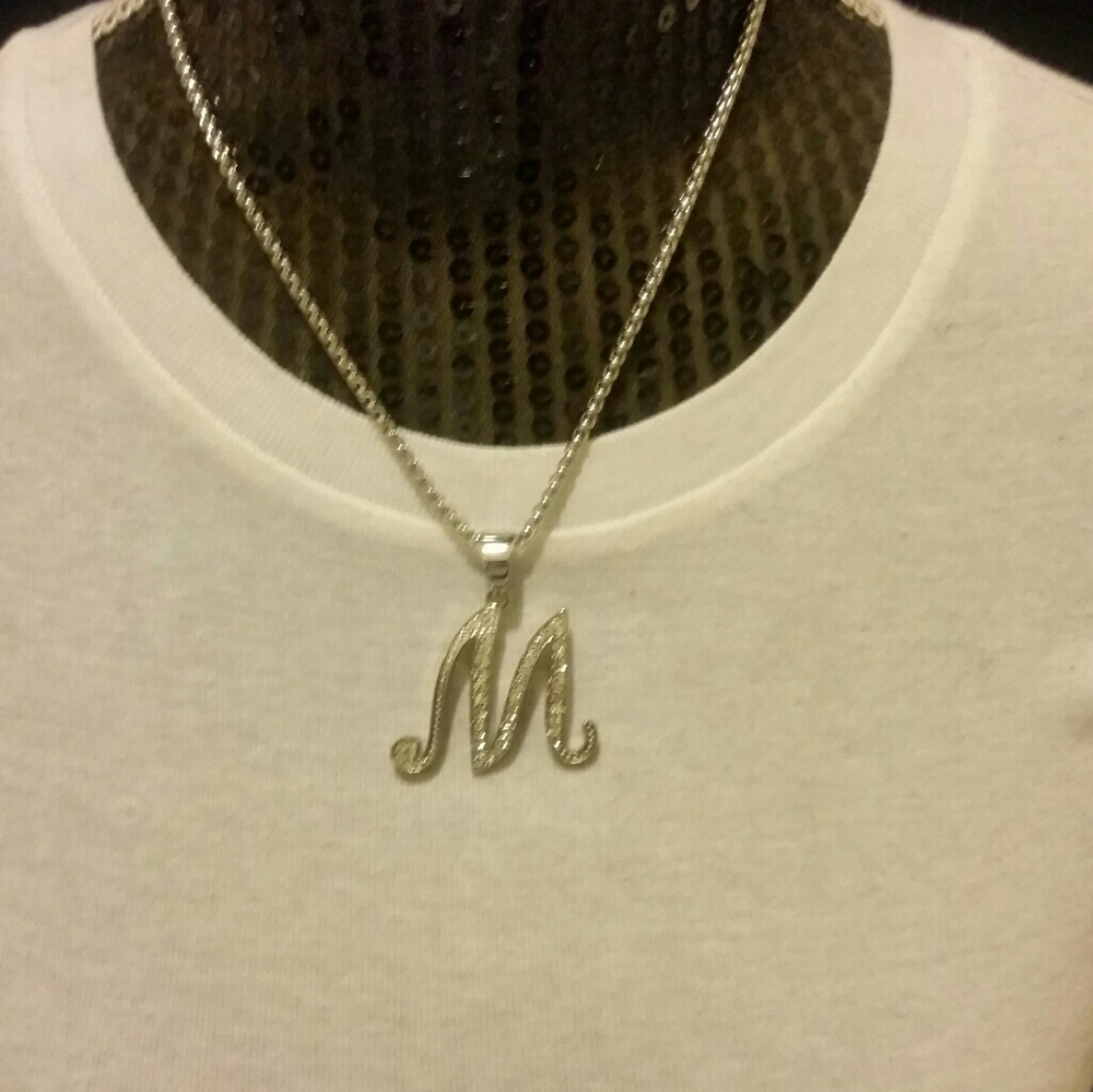 Letter M Necklace