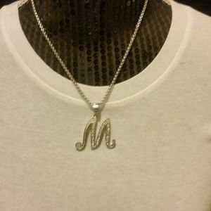 Letter M Necklace