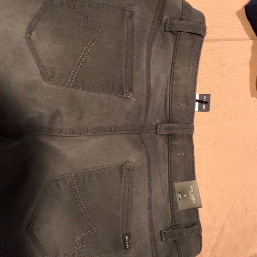 Max jeans Gray cropped very tight jeans