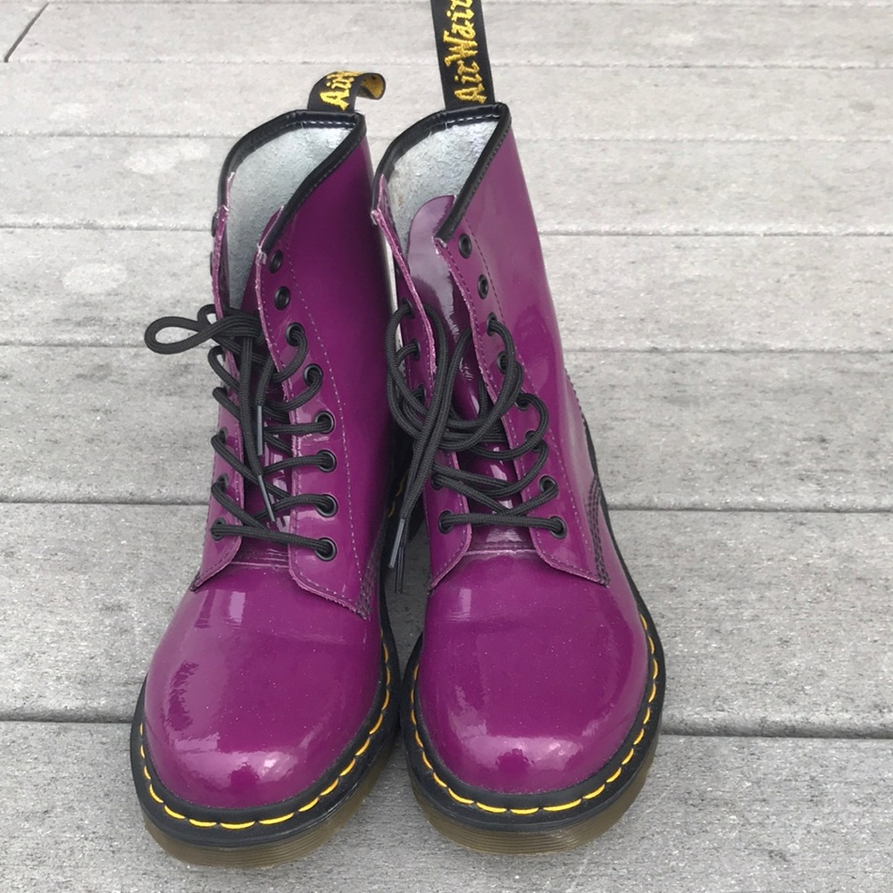 Purple patent Dr Martens 41/9