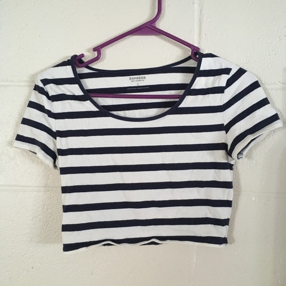 Striped Crop Top from Express