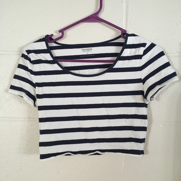 Striped Crop Top from Express - Picture 1 of 4