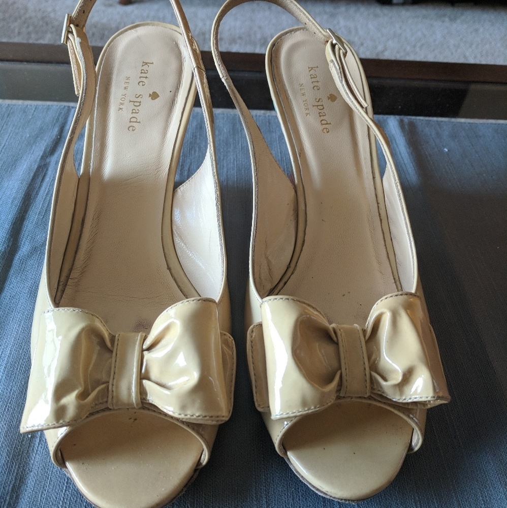 Kate Spade Rainbow Wedge Heels