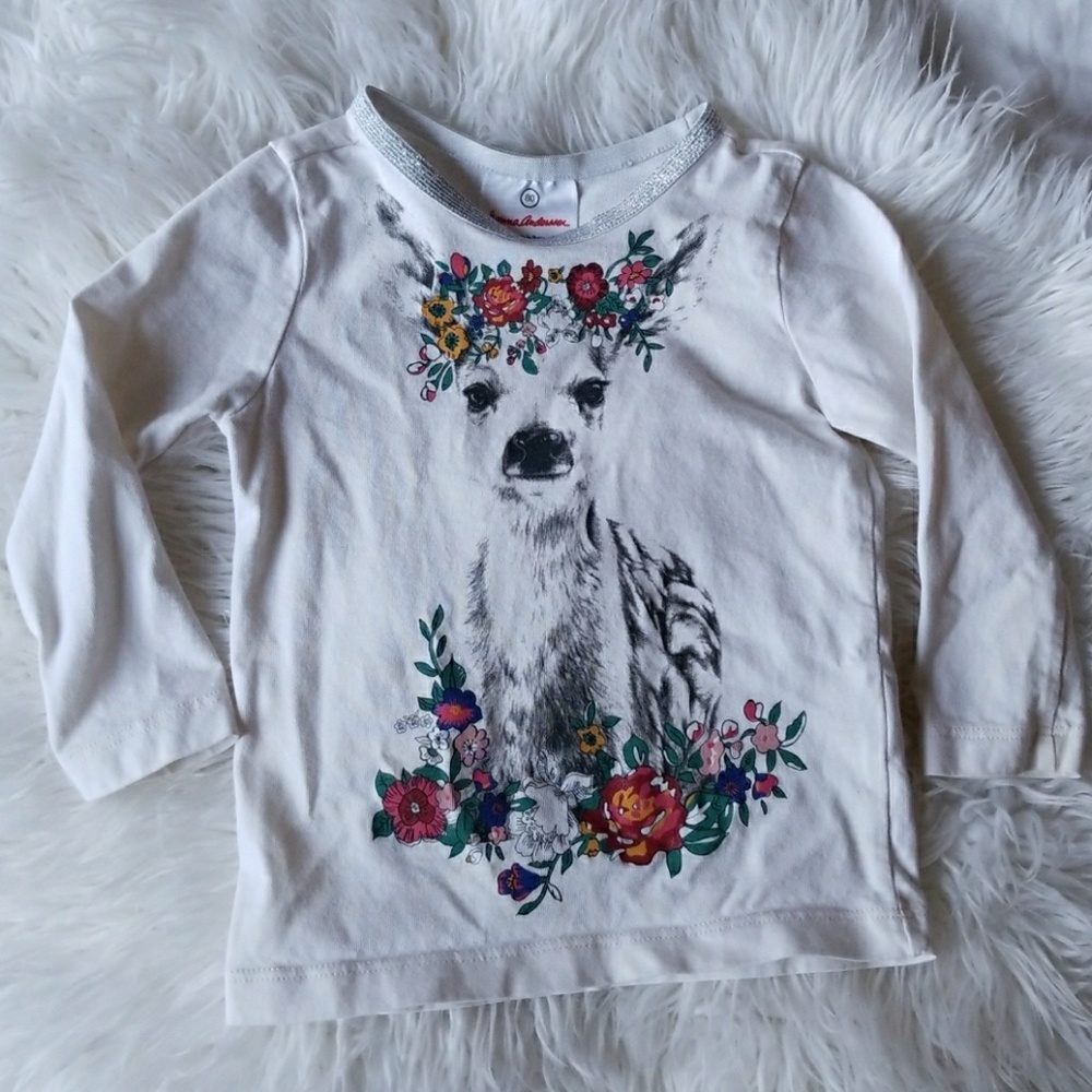 Hanna Andersson size 80 long sleeve graphic tee