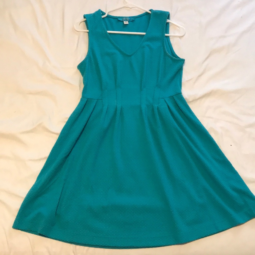 Teal a-line dress from francescias