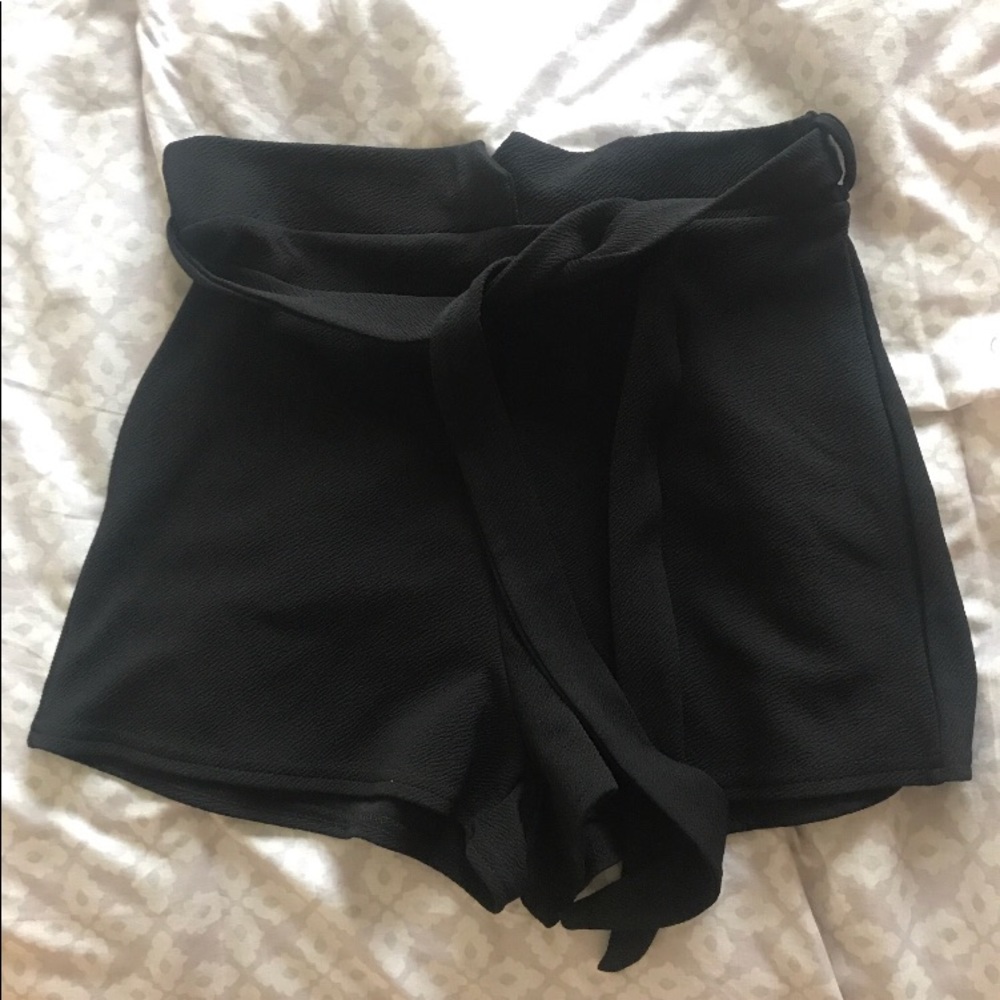 Buy 1 Get 1 Free! Boohoo Alice Crepe Belted Shorts