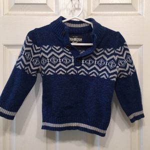EUC Oshkosh Kids sweater Blue sz 18 months