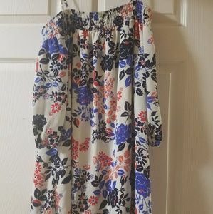 Off shoulder 3/4 sleeve dress