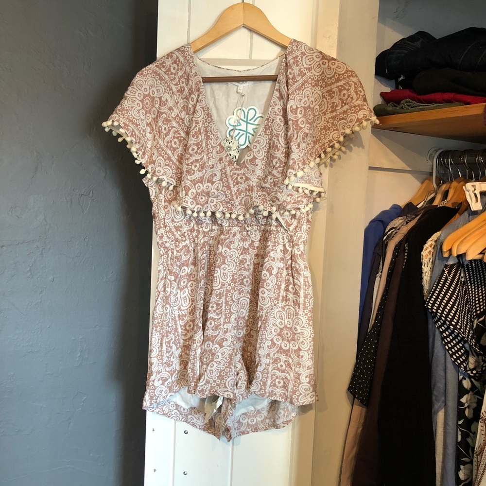 Dusty Rose romper
