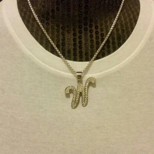 Letter W Necklace