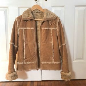Genuine Suede with Faux Fur / Shearling Jacket