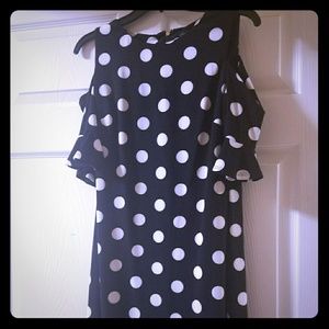 Tommy Hilfiger black and white dress