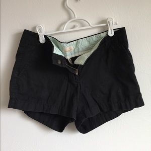 J. crew factory black chino shorts