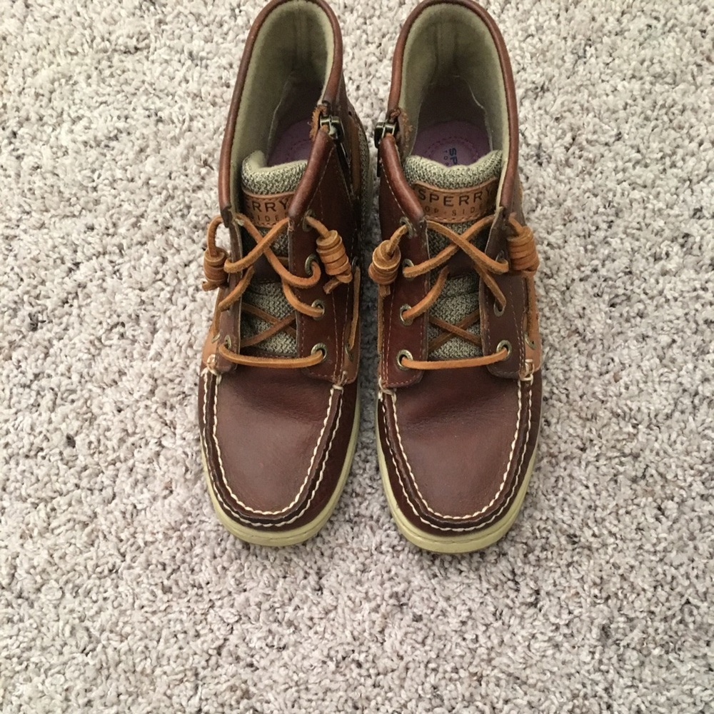 Sperry High Top Boat Shoes