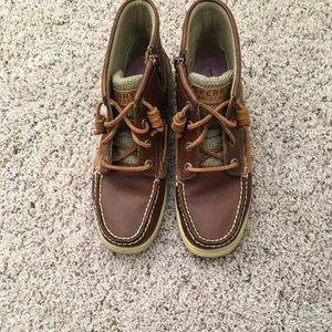 Sperry High Top Boat Shoes