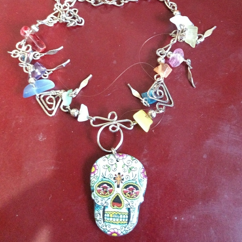 Dia de los muertos bracelet