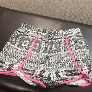 Multi colored comfy shorts